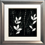 Black Stitch Floral II